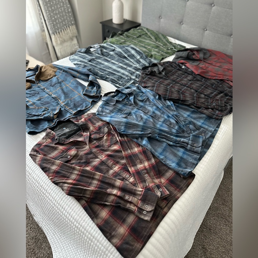 Kuhl men’s flannel lot